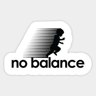 Baby No Balance Shirt Dark Logo Sticker